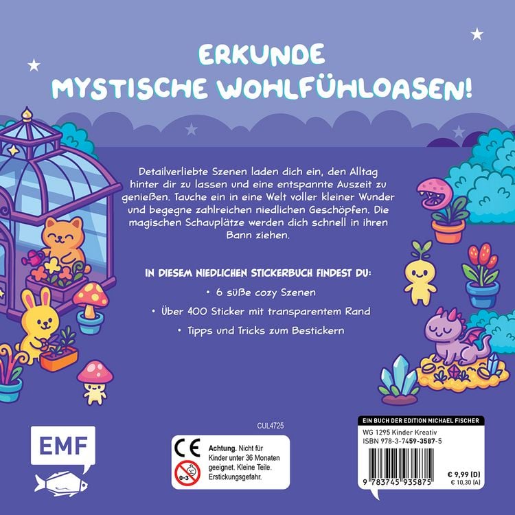 Produktbild: Cozy Sticker Worlds &ndash; Whimsy Wonders