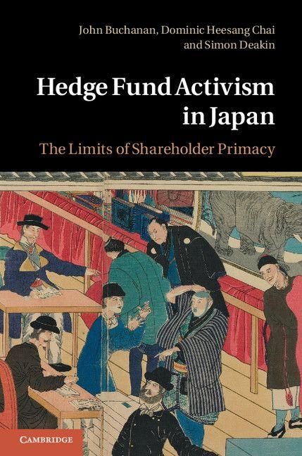 Produktbild: Hedge Fund Activism in Japan