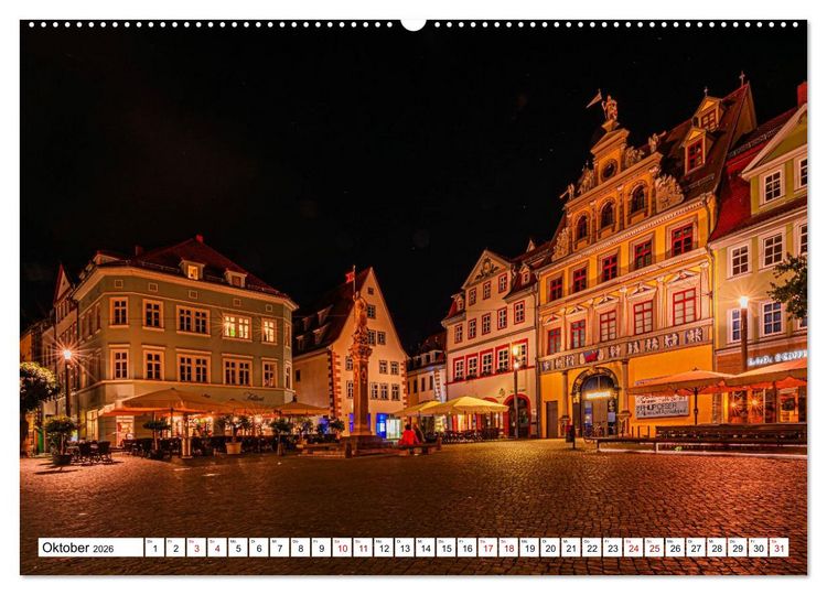 Produktbild: Rund um die Kr&auml;merbr&uuml;cke - Ein St&uuml;ck Mittelalter in Erfurt (hochwertiger Premium Wandkalender 2026 DIN A2 quer), Kunstdruck in Hochglanz