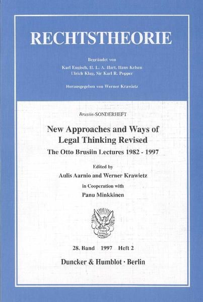 Produktbild: New Approaches and Ways of Legal Thinking Revised.