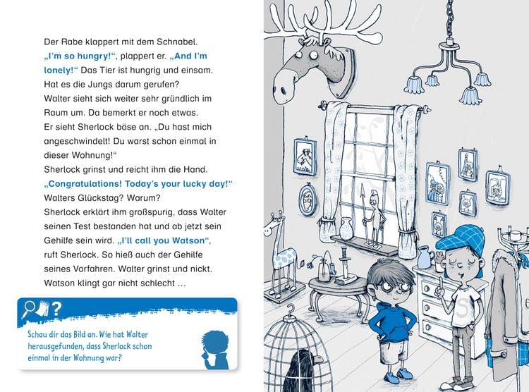 Produktbild: Duden Leseprofi &ndash; Sherlock Junior &hellip; seine spannendsten F&auml;lle, Erstes Englisch