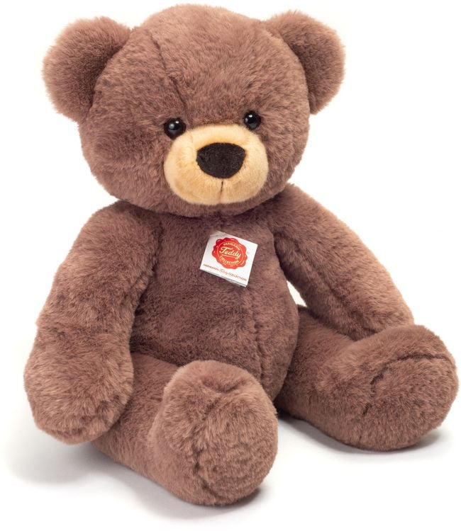 Produktbild: Teddy Hermann 91365 - Teddy schokobraun, B&auml;r sitzend, 40 cm Pl&uuml;schtier