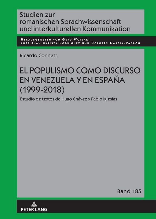 Produktbild: El populismo como discurso en Venezuela y en Espa&ntilde;a (1999-2018)