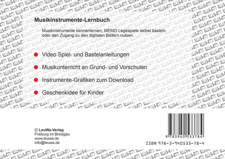 Produktbild: Musikinstrumente Lernbuch