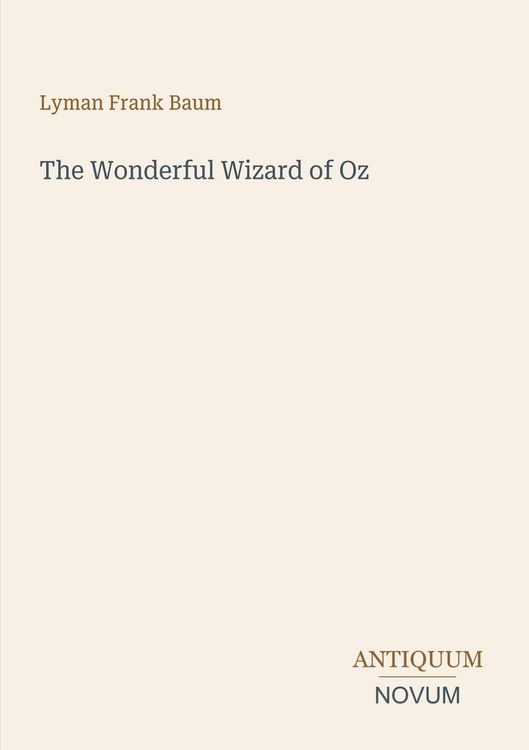 Produktbild: The Wonderful Wizard of Oz