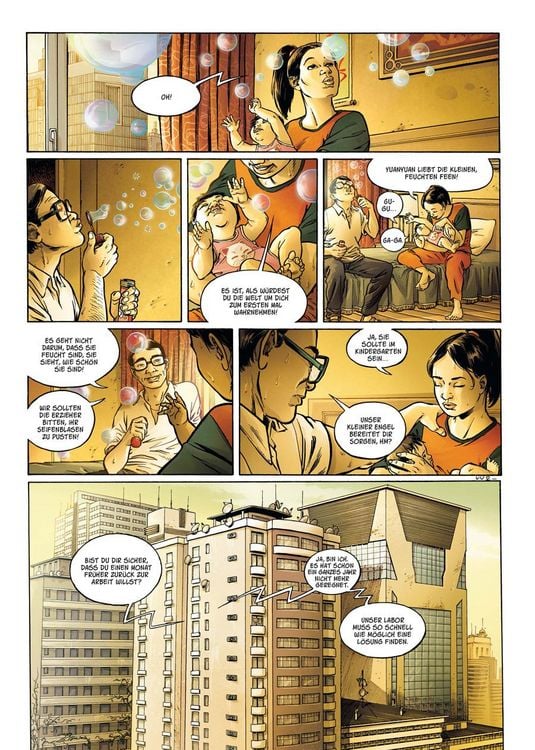 Produktbild: Cixin Liu: Yuanyuans Blasen (Graphic Novel)
