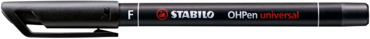 Produktbild: STABILO Folienstift OHPen F 0,7mm permanent schwarz