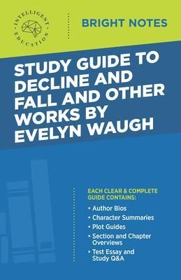 Produktbild: Study Guide to Decline and Fall and Other Works by Evelyn Waugh