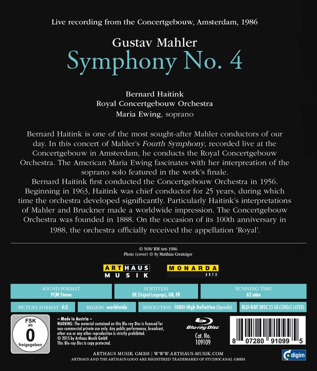 Produktbild: Symphony No. 4