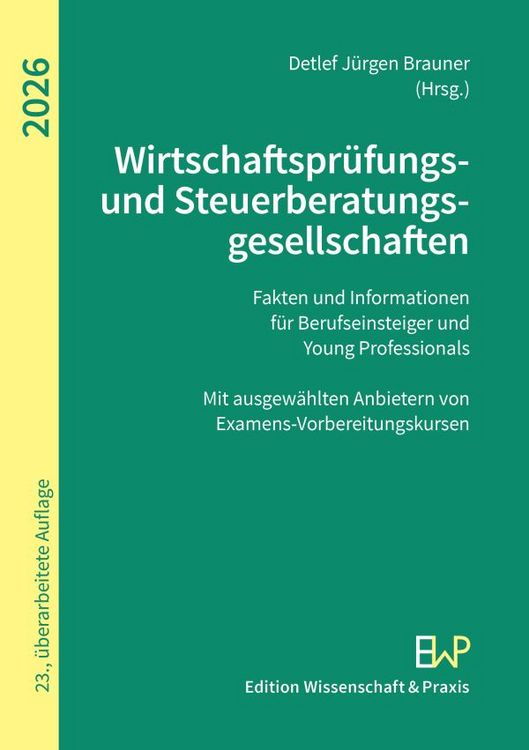 Produktbild: Wirtschaftspr&uuml;fungs- und Steuerberatungsgesellschaften 2026