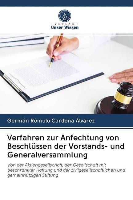 Produktbild: Cardona &Aacute;lvarez, G: Verfahren zur Anfechtung von Beschl&uuml;ssen