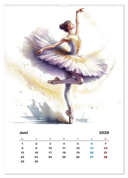 Produktbild: Tanz aus der Stille (Wandkalender 2026 DIN A2 hoch), CALVENDO Monatskalender