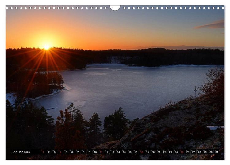 Produktbild: Reiseland Schweden (Wandkalender 2026 DIN A3 quer), CALVENDO Monatskalender