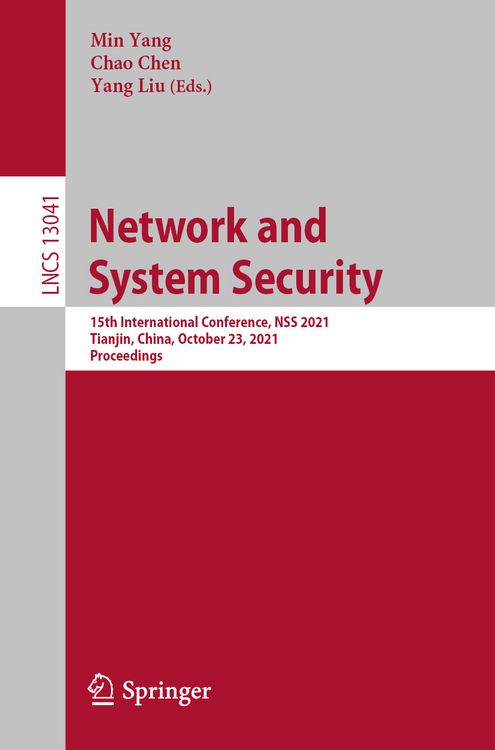 Produktbild: Network and System Security