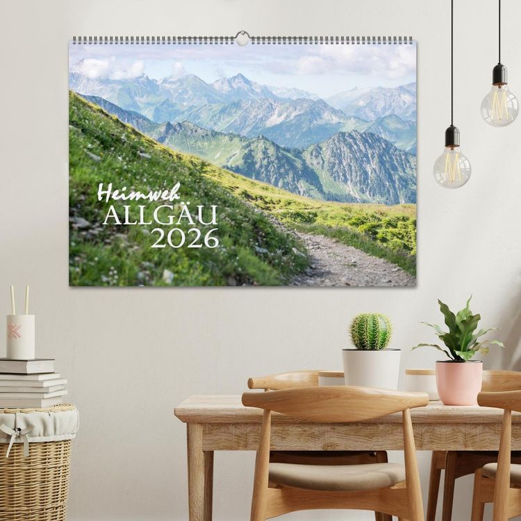Produktbild: Heimweh Allg&auml;u 2026 (Wandkalender 2026 DIN A2 quer), CALVENDO Monatskalender
