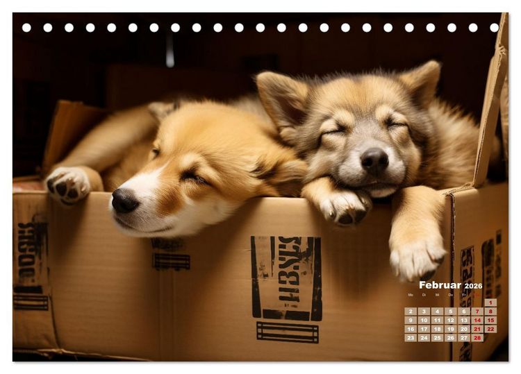 Produktbild: Lieblingsschlafpl&auml;tze (Tischkalender 2026 DIN A5 quer), CALVENDO Monatskalender