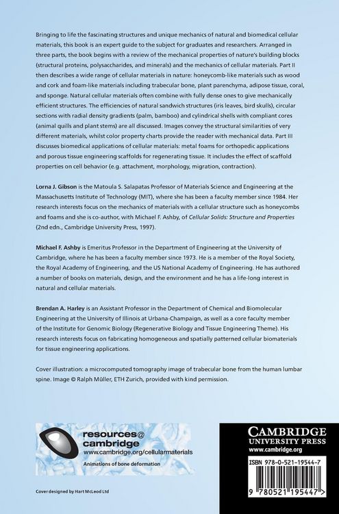 Produktbild: Cellular Materials in Nature and Medicine