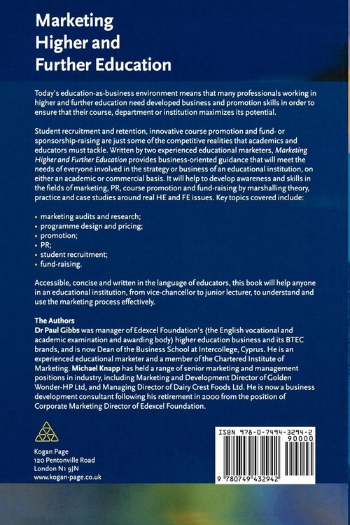 Produktbild: Marketing Higher and Further Education