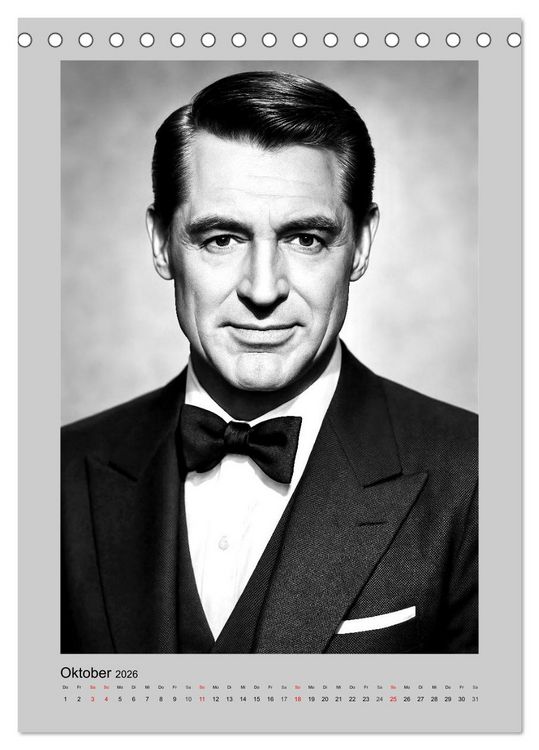 Produktbild: Hollywoods Ikonen (Tischkalender 2026 DIN A5 hoch), CALVENDO Monatskalender