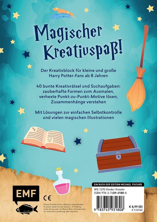 Produktbild: Mein magischer Kreativblock f&uuml;r Harry Potter-Fans &ndash; Finde die Eule!