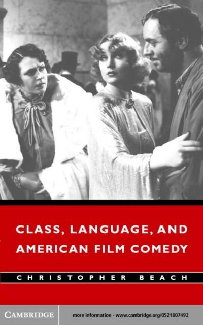 Produktbild: Class, Language, and American Film Comedy