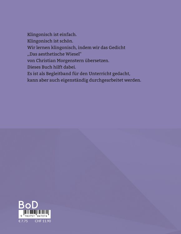 Produktbild: Der Klingonische Morgenstern