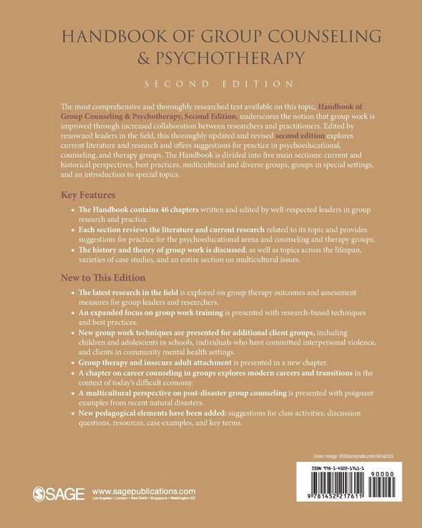 Produktbild: Handbook of Group Counseling and Psychotherapy