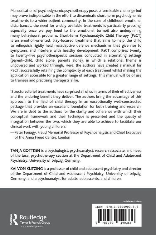 Produktbild: Manual for Short-term Psychoanalytic Child Therapy (PaCT)