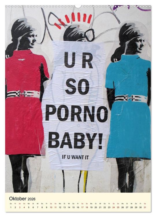 Produktbild: StreetArt London (hochwertiger Premium Wandkalender 2026 DIN A2 hoch), Kunstdruck in Hochglanz