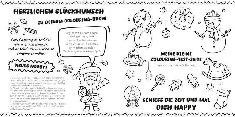 Produktbild: Cosy Coloring - S&uuml;&szlig;er Weihnachtszauber