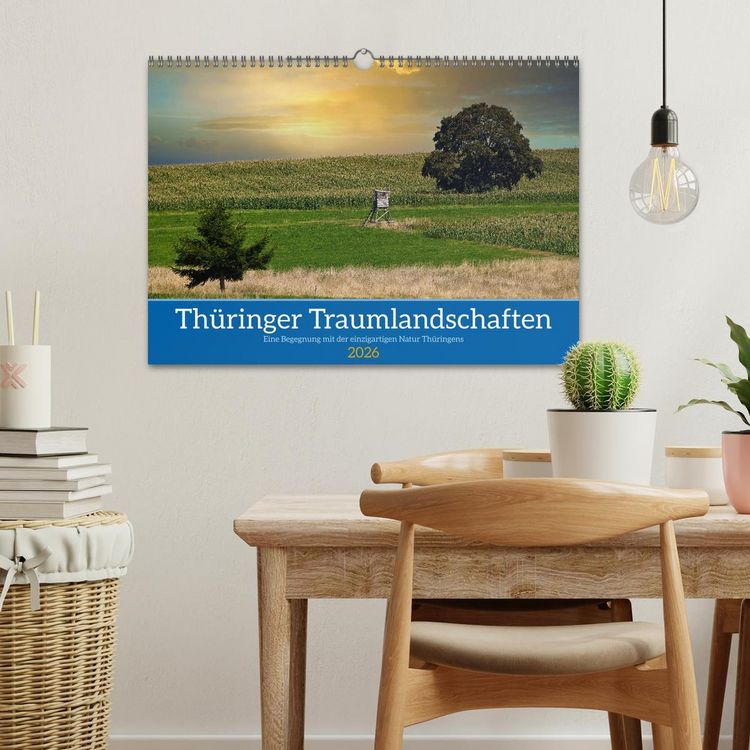 Produktbild: Th&uuml;ringer Traumlandschaften (Wandkalender 2026 DIN A3 quer), CALVENDO Monatskalender