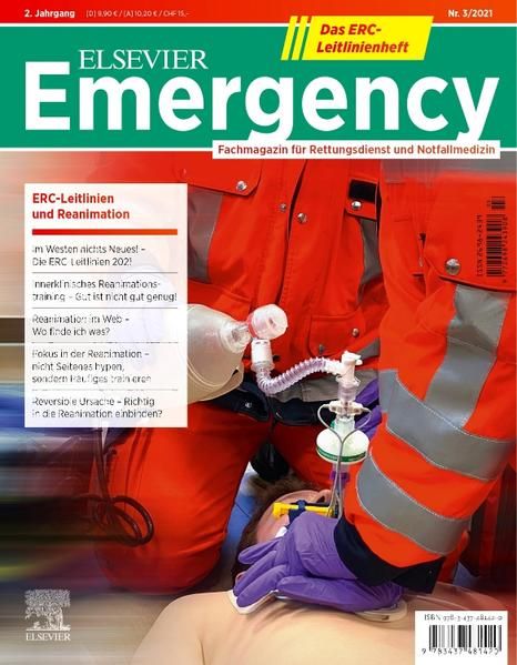 Produktbild: Elsevier Emergency. ERC-Leitlinien 2021.
