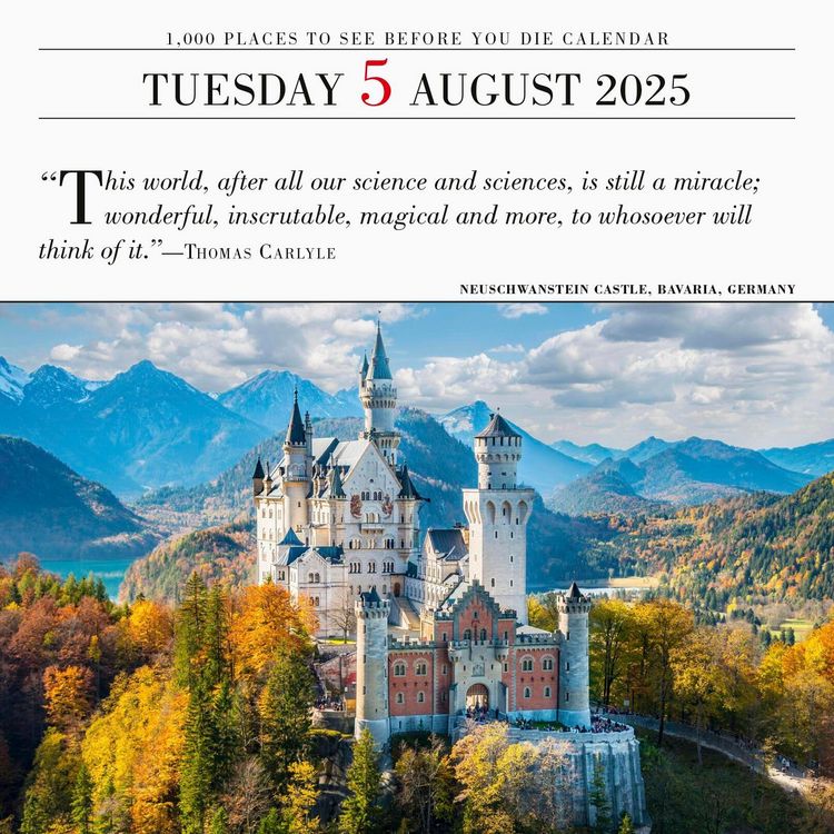 Produktbild: 1,000 Places to See Before You Die Page-A-Day(r) Calendar 2025