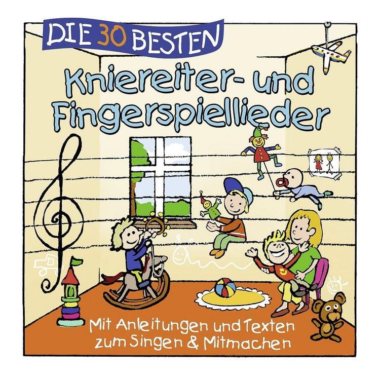 Produktbild: Die 30 besten Kniereiter- und Fingerspiellieder