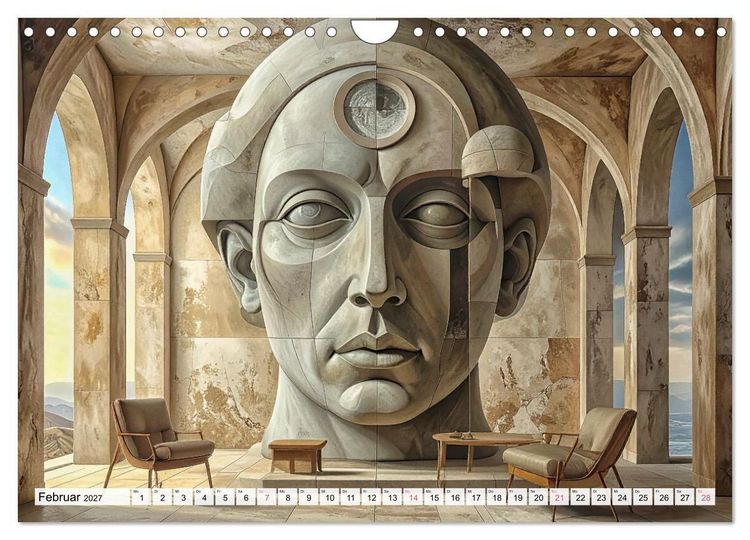 Produktbild: Anima Architectura, der Geist der Steine (Wandkalender 2027 DIN A4 quer), CALVENDO Monatskalender