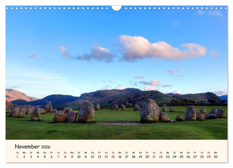 Produktbild: Lake District England (Wandkalender 2026 DIN A3 quer), CALVENDO Monatskalender