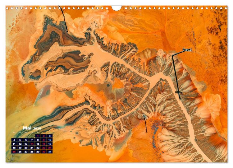 Produktbild: ABOVE - Die Welt von oben in ihrer abstraktesten Form (Wandkalender 2026 DIN A3 quer), CALVENDO Monatskalender
