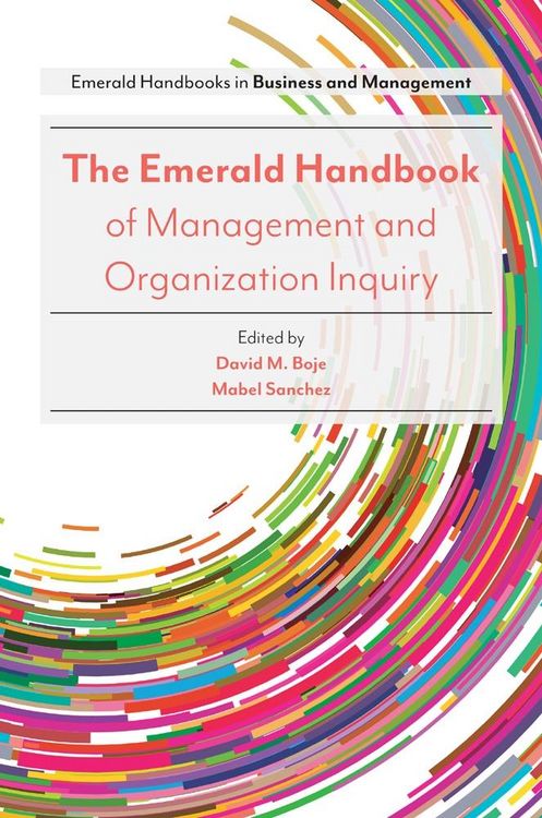 Produktbild: Emerald Handbook of Management and Organization Inquiry