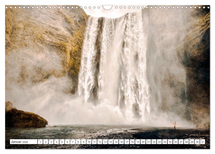 Produktbild: Magie des Nordens, Island und Norwegen (Wandkalender 2026 DIN A3 quer), CALVENDO Monatskalender
