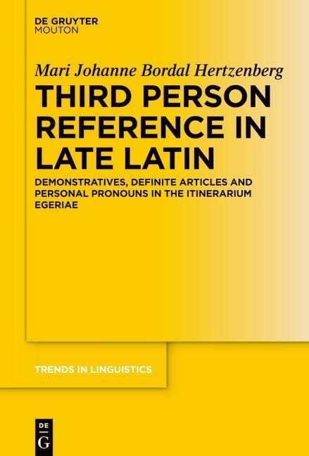 Produktbild: Third Person Reference in Late Latin