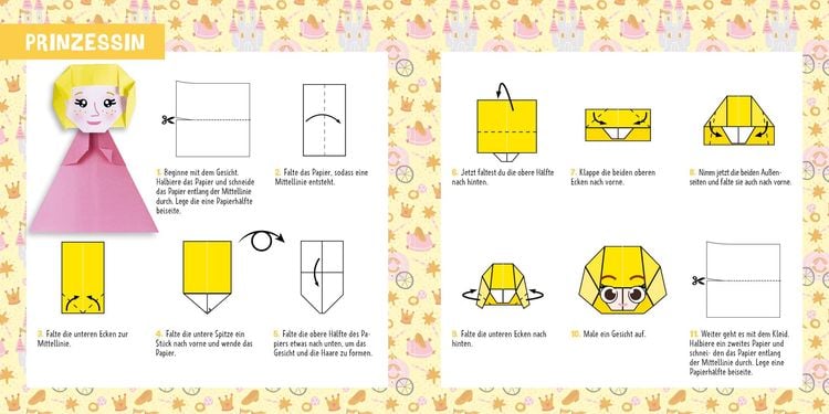 Produktbild: 88 x Origami Kids – Prinzessinnen