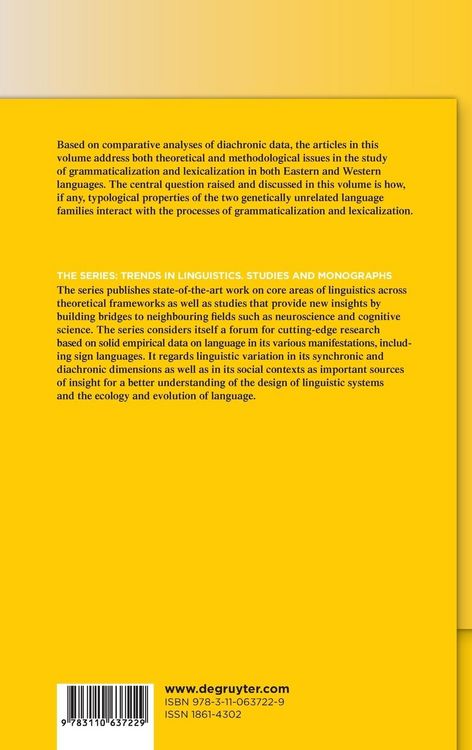 Produktbild: A Typological Approach to Grammaticalization and Lexicalization