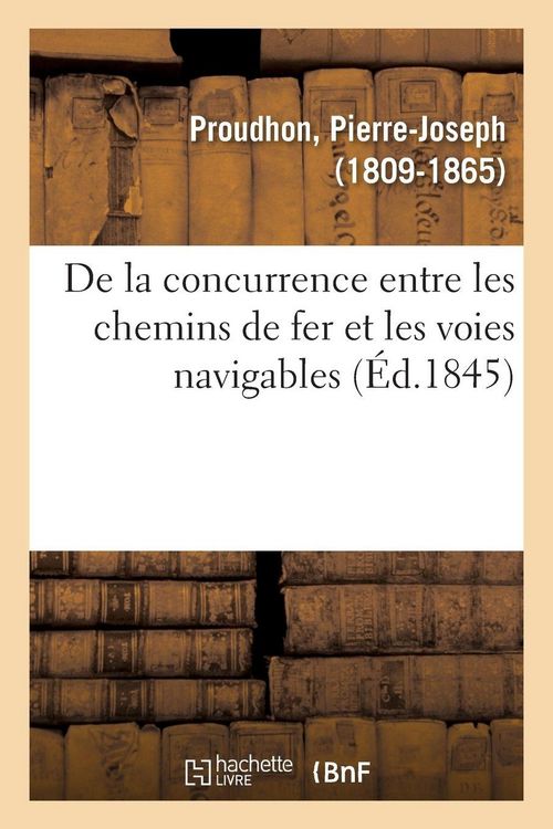 Produktbild: De la concurrence entre les chemins de fer et les voies navigables