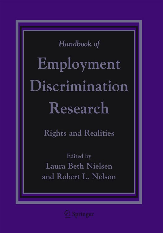 Produktbild: Handbook of Employment Discrimination Research