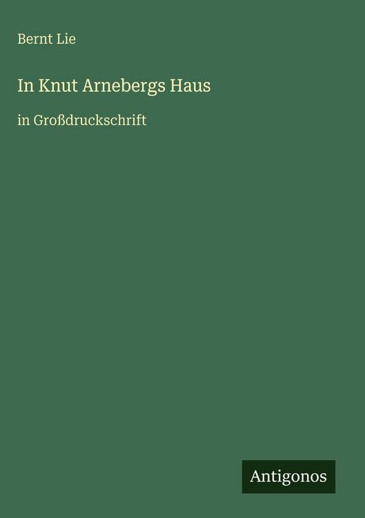 Produktbild: In Knut Arnebergs Haus