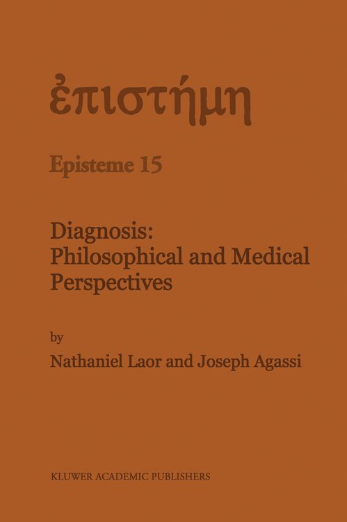 Produktbild: Diagnosis: Philosophical and Medical Perspectives