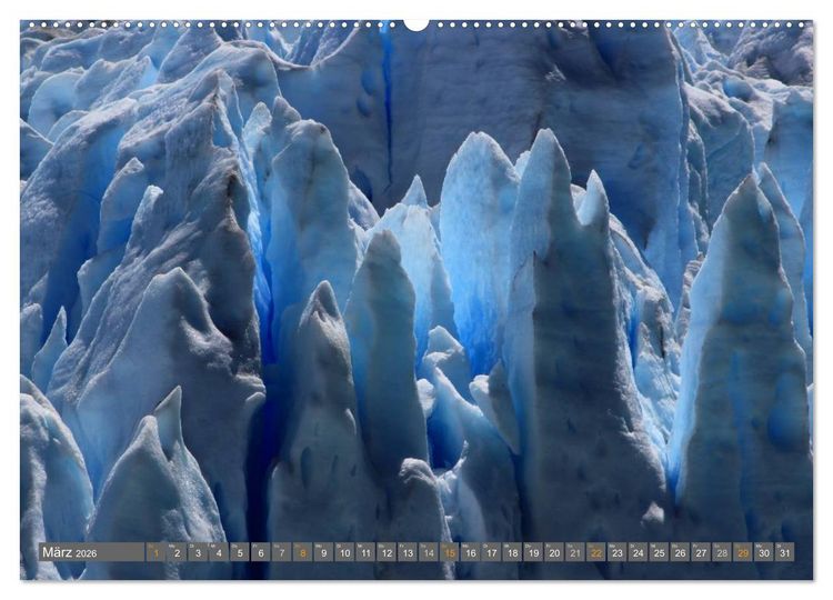 Produktbild: Patagonien, Gletscher, Berge und unendliche Weiten (hochwertiger Premium Wandkalender 2026 DIN A2 quer), Kunstdruck in Hochglanz