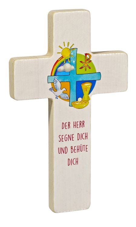 Produktbild: Holzkreuz &raquo;Der Herr segne dich und beh&uuml;te dich&laquo;