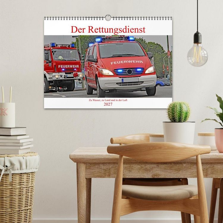 Produktbild: Der Rettungsdienst (Wandkalender 2027 DIN A3 quer), CALVENDO Monatskalender