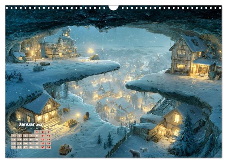 Produktbild: Below (Wandkalender 2027 DIN A3 quer), CALVENDO Monatskalender